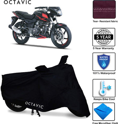 AUTOCAD Waterproof Two Wheeler Cover for Bajaj(Pulsar 180 DTS-i, Black)