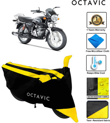 octavic Waterproof Two Wheeler Cover for Bajaj(Boxer, Yellow)