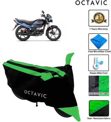octavic Waterproof Two Wheeler Cover for Honda(Passion Pro, Green)