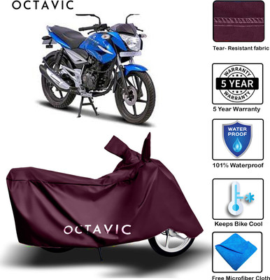 AUTOCAD Waterproof Two Wheeler Cover for Bajaj(XCD 125cc, Maroon)