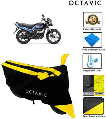 octavic Waterproof Two Wheeler Cover for Honda(Passion Pro, Yellow)