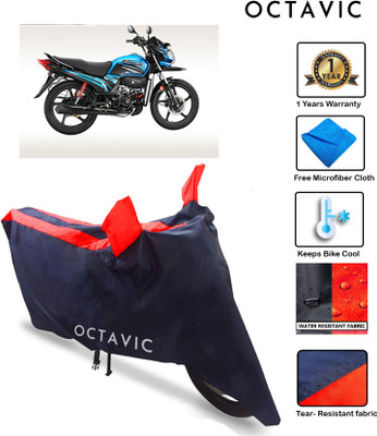 octavic Waterproof Two Wheeler Cover for Honda(Passion Pro TR, Red)