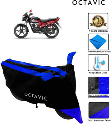 octavic Waterproof Two Wheeler Cover for Honda(Dream Yuga, Blue)