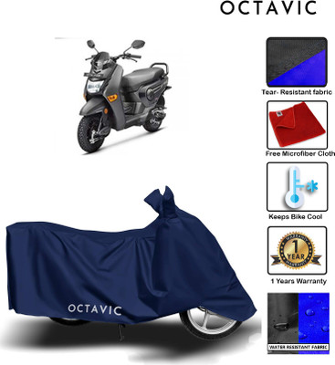 octavic Waterproof Two Wheeler Cover for Honda(Cliq, Blue)