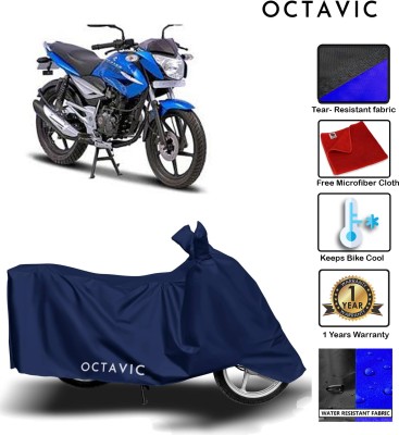 AUTOCAD Waterproof Two Wheeler Cover for Bajaj(XCD 125cc, Blue)