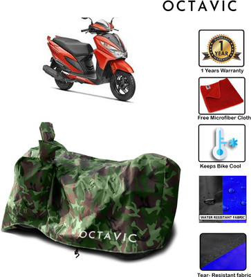 octavic Waterproof Two Wheeler Cover for Honda(Grazia, Green)