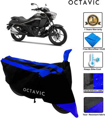 octavic Waterproof Two Wheeler Cover for Suzuki(Intruder, Blue)