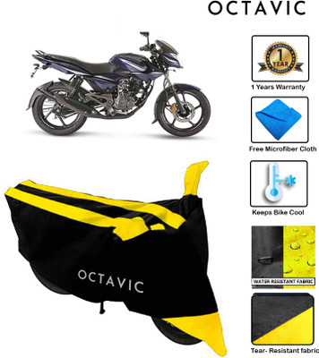 octavic Waterproof Two Wheeler Cover for Bajaj(Pulsar 135 LS DTS-i, Yellow)