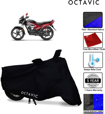 AUTOCAD Waterproof Two Wheeler Cover for Honda(Dream Yuga, Black)