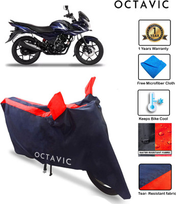 octavic Waterproof Two Wheeler Cover for Bajaj(Discover 150 f, Red)