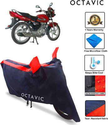 octavic Waterproof Two Wheeler Cover for Suzuki(Zeus, Red)