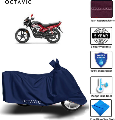 AUTOCAD Waterproof Two Wheeler Cover for Honda(Dream Yuga, Blue)