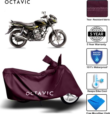AUTOCAD Waterproof Two Wheeler Cover for Bajaj(Discover 100 DTS-i, Maroon)
