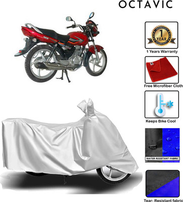 octavic Waterproof Two Wheeler Cover for Suzuki(Zeus, Silver)