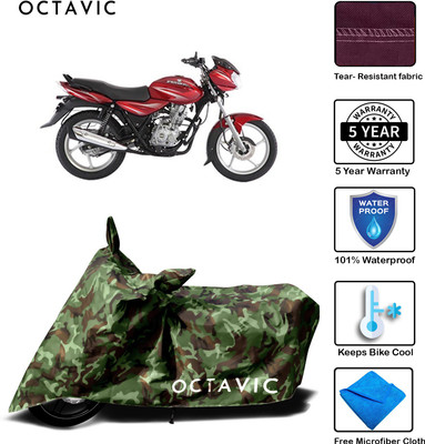 octavic Waterproof Two Wheeler Cover for Bajaj(Discover 125 DTS-i, Green)
