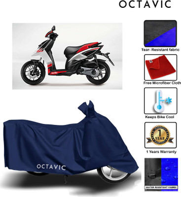 octavic Waterproof Two Wheeler Cover for Aprilia(SR 125, Blue)