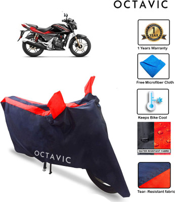 octavic Waterproof Two Wheeler Cover for Honda(CBZ Extreme, Red)