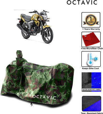 octavic Waterproof Two Wheeler Cover for Honda(Trigger, Green)