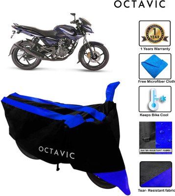 octavic Waterproof Two Wheeler Cover for Bajaj(Pulsar 135 LS DTS-i, Blue)