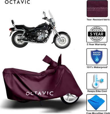 AUTOCAD Waterproof Two Wheeler Cover for Bajaj(Avenger 220 DTS-i, Maroon)