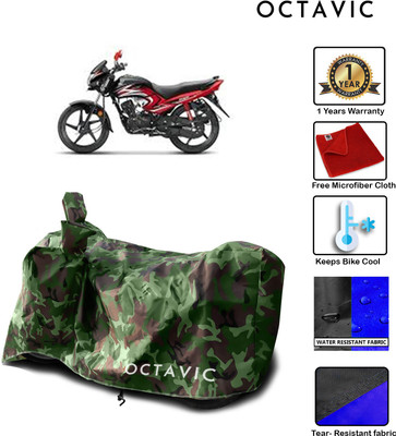 octavic Waterproof Two Wheeler Cover for Honda(Dream Yuga, Green)