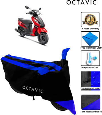 octavic Waterproof Two Wheeler Cover for Suzuki(Let's, Blue)