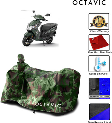 octavic Waterproof Two Wheeler Cover for Honda(Deo, Green)
