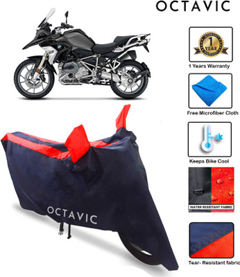 octavic Waterproof Two Wheeler Cover for BMW(1200 GS, Red, Black)