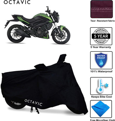 AUTOCAD Waterproof Two Wheeler Cover for Bajaj(Dominar, Black)