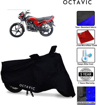 AUTOCAD Waterproof Two Wheeler Cover for Honda(Passion Plus, Black)
