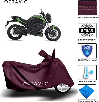 AUTOCAD Waterproof Two Wheeler Cover for Bajaj(Dominar, Maroon)