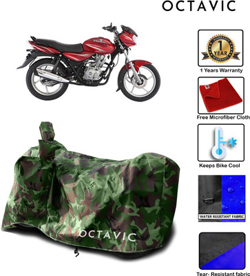 octavic Waterproof Two Wheeler Cover for Bajaj(Discover 125 DTS-i, Green)
