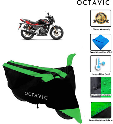 octavic Waterproof Two Wheeler Cover for Honda(CBZ Extreme, Green)