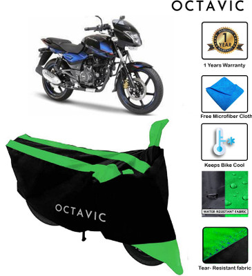 octavic Waterproof Two Wheeler Cover for Bajaj(Pulsar 150 DTS-i, Green)