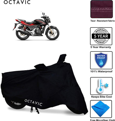 octavic Waterproof Two Wheeler Cover for Honda(CBZ Extreme, Black)