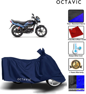 octavic Waterproof Two Wheeler Cover for Honda(Passion Pro, Blue)
