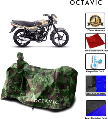 octavic Waterproof Two Wheeler Cover for Bajaj(CT100, Green)