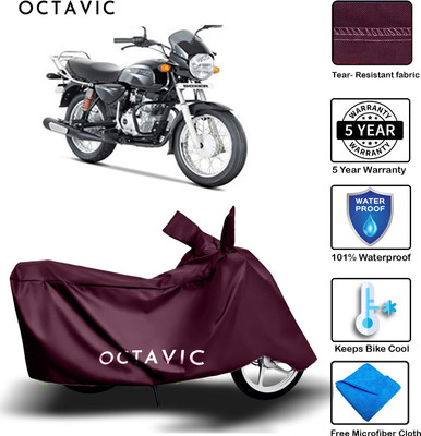 octavic Waterproof Two Wheeler Cover for Bajaj(Boxer, Maroon)