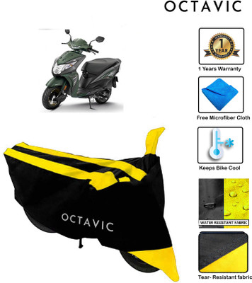 octavic Waterproof Two Wheeler Cover for Honda(Deo, Yellow)
