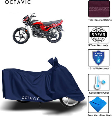 octavic Waterproof Two Wheeler Cover for Honda(Passion Plus, Blue)