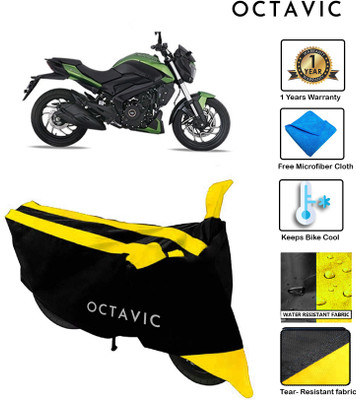 octavic Waterproof Two Wheeler Cover for Bajaj(Dominar, Yellow)