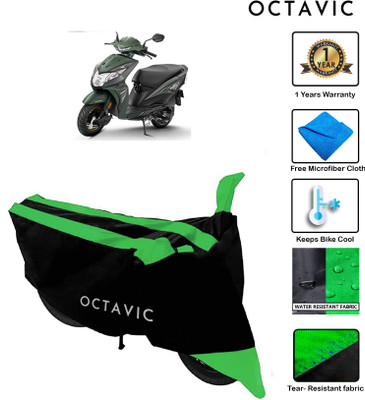 octavic Waterproof Two Wheeler Cover for Honda(Dio, Green)