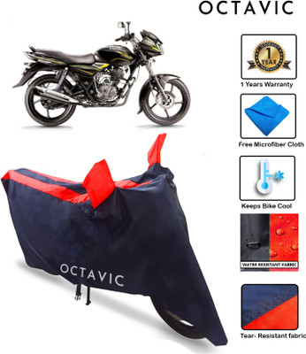 octavic Waterproof Two Wheeler Cover for Bajaj(Discover 100 DTS-i, Red)