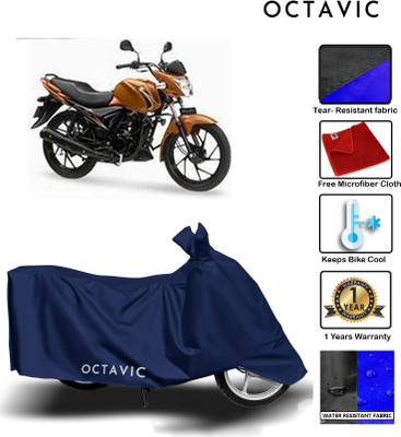 AUTOCAD Waterproof Two Wheeler Cover for Suzuki(Sling, Blue)