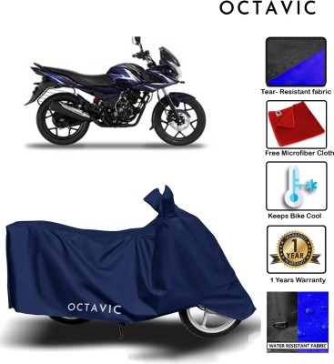 AUTOCAD Waterproof Two Wheeler Cover for Bajaj(Discover 150 f, Blue)