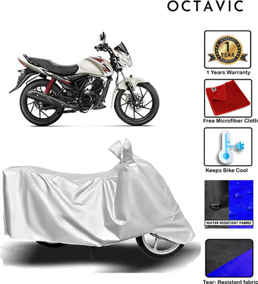 octavic Waterproof Two Wheeler Cover for Suzuki(Sling Shot, Silver)