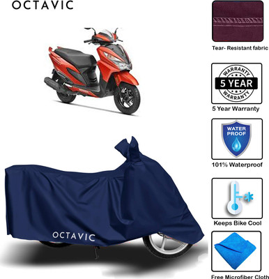 AUTOCAD Waterproof Two Wheeler Cover for Honda(Grazia, Blue)