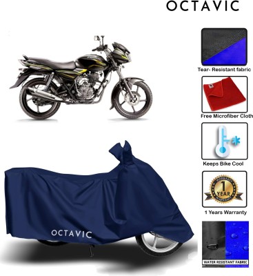 AUTOCAD Waterproof Two Wheeler Cover for Bajaj(Discover 100 DTS-i, Blue)