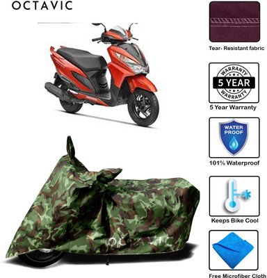octavic Waterproof Two Wheeler Cover for Honda(Grazia, Green)