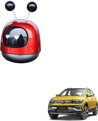 SEMAPHORE Natural Diffuser Cute Robot Car Perfume Alloy(Red) For Volkswagen Taigun(30 ml)